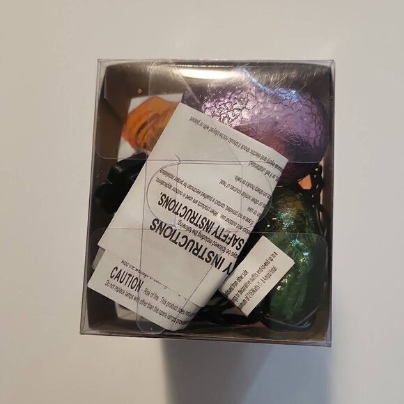 Halloween 10 Count Skull String Lights 7.5 ft Long NWT - Picture 6 of 7